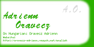 adrienn oravecz business card